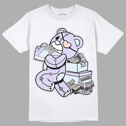 Easter Dunk Low DopeSkill T-Shirt Bear Steals Sneaker Graphic - White 