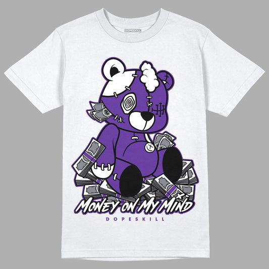 PURPLE Collection DopeSkill T-Shirt MOMM Bear Graphic - White 