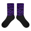 AJ 13 Court Purple Dopeskill Socks Abstract Tiger Graphic