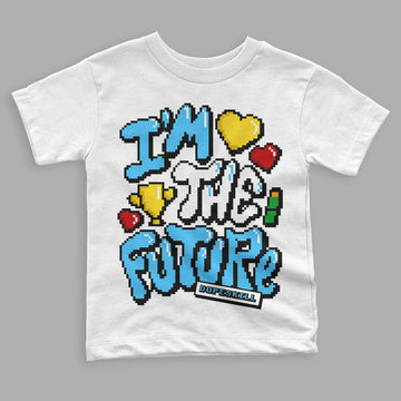 8-Bit And Emoji 12s DopeSkill Toddler Kids T-shirt I'm The Future Graphic - White 