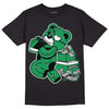 Jordan 1 Low Lucky Green DopeSkill T-Shirt Bear Steals Sneaker Graphic Streetwear - Black