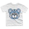 UNC 6s DopeSkill Toddler Kids T-shirt SNK Bear Graphic - White 
