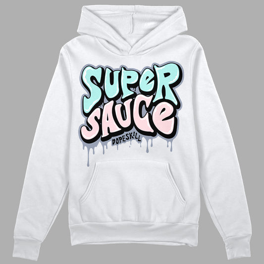 Easter 5s DopeSkill Hoodie Sweatshirt Super Sauce Graphic - White 