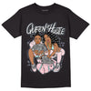 Jordan 5 Easter DopeSkill T-Shirt Queen Of Hustle Graphic - Black