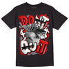 Gym Red 9s DopeSkill T-Shirt Don't Quit Graphic - Black