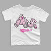 Triple Pink Dunk Low DopeSkill Toddler Kids T-shirt Don’t Break My Heart Graphic - White 