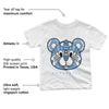 University Blue 6s DopeSkill Toddler Kids T-shirt SNK Bear Graphic