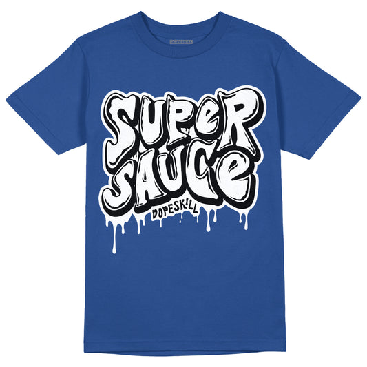 Brave Blue 13s DopeSkill Navy T-shirt Super Sauce Graphic