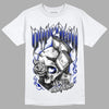 Racer Blue White Dunk Low DopeSkill T-Shirt Money On My Mind Graphic - White 