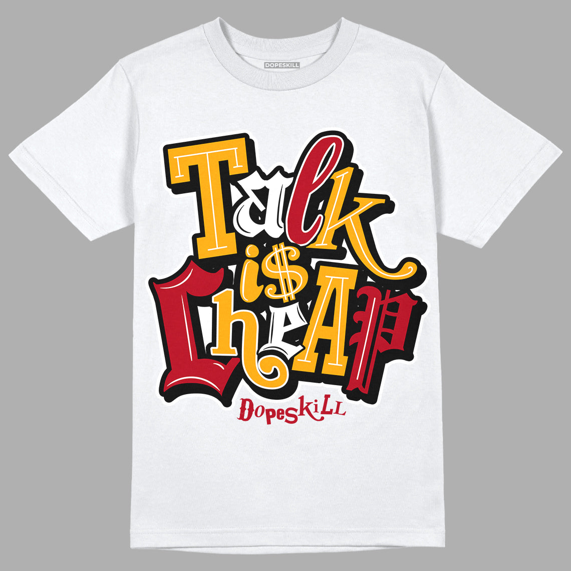 Cardinal 7s DopeSkill T-Shirt Talk Is Chip Graphic - White 