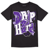 PURPLE Collection DopeSkill T-Shirt Drip Too Hard Graphic - Black