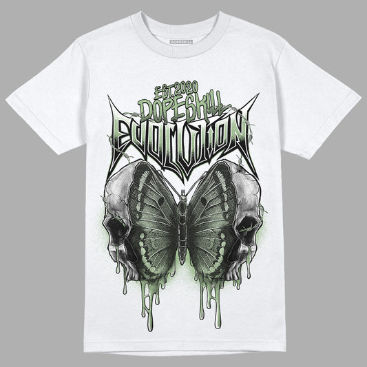 Jordan 4 Retro “Seafoam” DopeSkill T-Shirt DopeSkill Evolution Graphic Streetwear - White