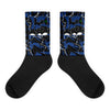 Jordan 13 Brave Blue Dopeskill Socks Serrated Thunder Graphic