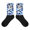 Jordan 6 University Blue Dopeskill Socks Serrated Thunder Graphic Streetwaer