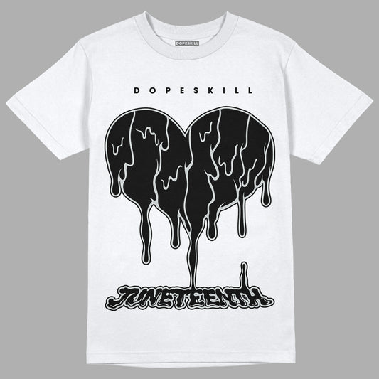 YZ 450 Utility Black DopeSkill T-Shirt Juneteenth Heart Graphic - White