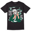 Lottery Pack Malachite Green Dunk Low DopeSkill T-Shirt Money Is The Motive Graphic - Black