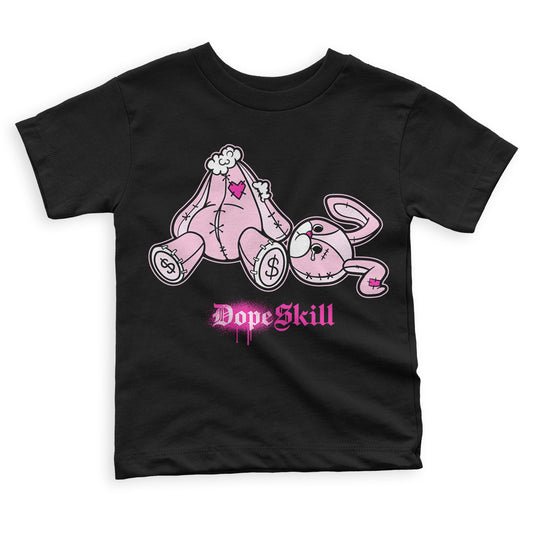 Triple Pink Dunk Low DopeSkill Toddler Kids T-shirt Don’t Break My Heart Graphic - Black