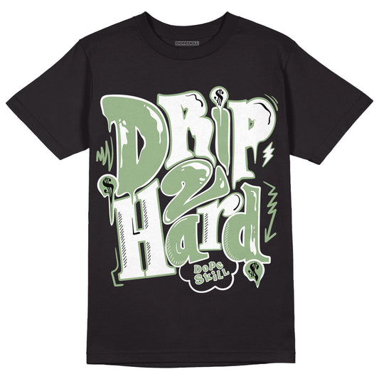 Jordan 4 Retro “Seafoam” DopeSkill T-Shirt Drip Too Hard Graphic Streetwear  - Black