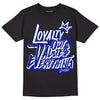 Racer Blue White Dunk Low DopeSkill T-Shirt LOVE Graphic - Black