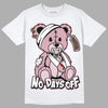 Dunk Low Teddy Bear Pink DopeSkill T-Shirt Hurt Bear Graphic - White 