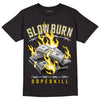 Light Ginger 14s Retro DopeSkill T-Shirt Slow Burn Graphic - Black