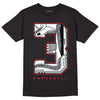 Jordan 3 Retro White Cement Reimagined DopeSkill T-Shirt No.3 Graphic Streetwear - Black