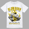 Light Ginger 14s Retro DopeSkill T-Shirt Slow Burn Graphic - White