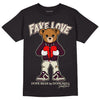 Dunk Low Night Maroon and Medium Soft Pink DopeSkill T-Shirt Fake Love Graphic Streetwear  - Black