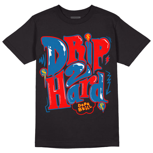 Messy Room 4s DopeSkill T-Shirt Drip Too Hard Graphic - Black