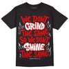 Cherry 11s DopeSkill T-Shirt Grind Shine Graphic - Black