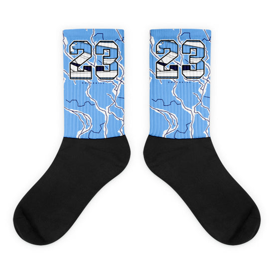 Jordan 6 University Blue Dopeskill Socks Thunder Graphic Streetwear