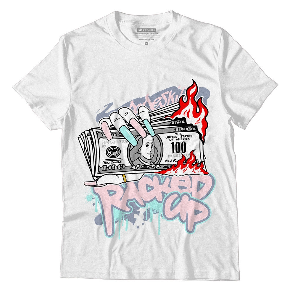 Jordan 5 Easter DopeSkill T-Shirt Racked Up Graphic - White 