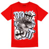 Cherry 11s DopeSkill Varsity Red T-shirt Don't Quit Graphic