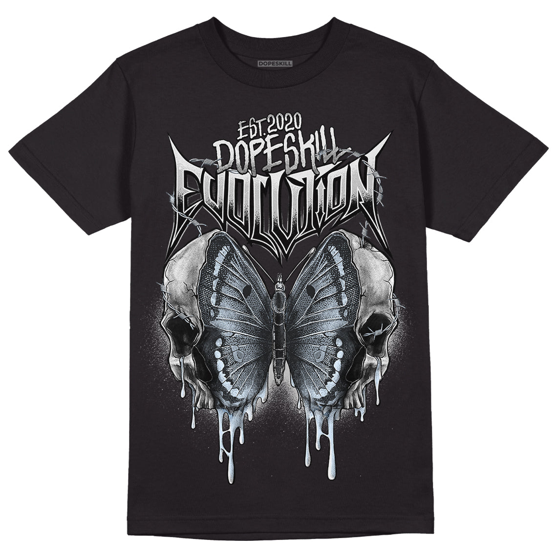 Black Metallic Chrome 6s DopeSkill T-Shirt DopeSkill Evolution Graphic - Black