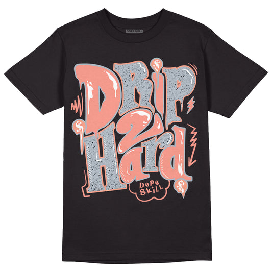 DJ Khaled x Jordan 5 Retro ‘Crimson Bliss’ DopeSkill T-Shirt Drip Too Hard Graphic Streetwear - Black 