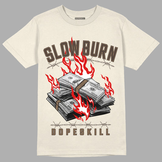 Jordan 1 Low OG “Reverse Mocha” DopeSkill Sail T-shirt Slow Burn Graphic