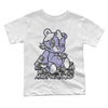 Pure Violet 11s Low DopeSkill Toddler Kids T-shirt MOMM Bear Graphic