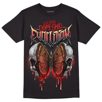 Dunk On Mars 5s DopeSkill T-Shirt DopeSkill Evolution Graphic - Black