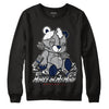 Midnight Navy 4s DopeSkill Sweatshirt MOMM Bear Graphic - Black