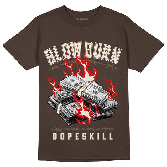 Jordan 1 Low OG “Reverse Mocha” DopeSkill Ridgerock T-shirt Slow Burn Graphic