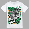 Nike SB x Jordan 4 “Pine Green” DopeSkill T-Shirt Don't Quit Graphic Streetwear - White