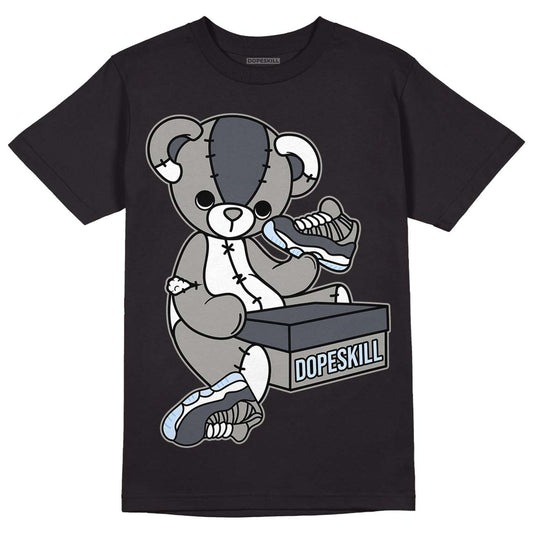 Cool Grey 11s DopeSkill T-Shirt Sneakerhead BEAR Graphic, hiphop tees, grey graphic tees, sneakers match shirt - Black