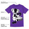 Court Purple 13s DopeSkill Purple T-shirt Sneakerhead BEAR Graphic