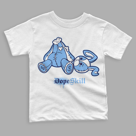 UNC 6s DopeSkill Toddler Kids T-shirt Don’t Break My Heart Graphic - White 