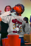 AJ 3 Cardinal Red DopeSkill Sweatshirt Love Sick Graphic
