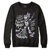 Jordan 3 Dark Iris DopeSkill Sweatshirt Gettin Bored With This Money Graphic - Black 