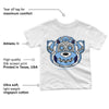 University Blue 6s DopeSkill Toddler Kids T-shirt Monk Graphic