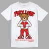 Dunk Low Gym Red DopeSkill T-Shirt Fake Love Graphic - White 