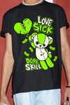 AJ 6 Electric Green DopeSkill T-Shirt Love Sick Graphic