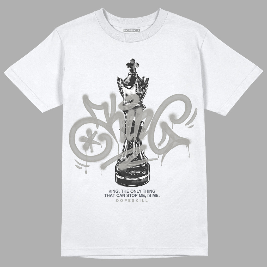 Jordan 6 Retro Cool Grey DopeSkill T-Shirt King Chess Graphic Streetwear - White